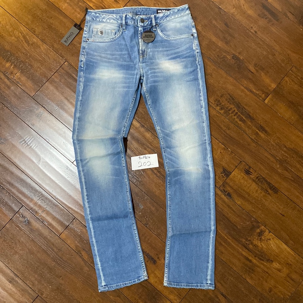 NWT Buffalo David Bitton Ash-X Skinny Stretch Denim Jeans #B202
